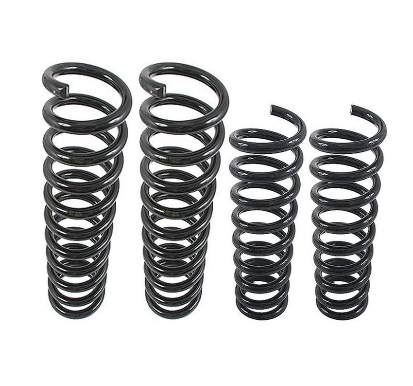 Mercedes Coil Spring Kit - Front and Rear (without Leveling Control) (with Standard Springs) 1403241304 - Lesjofors 4007184KIT